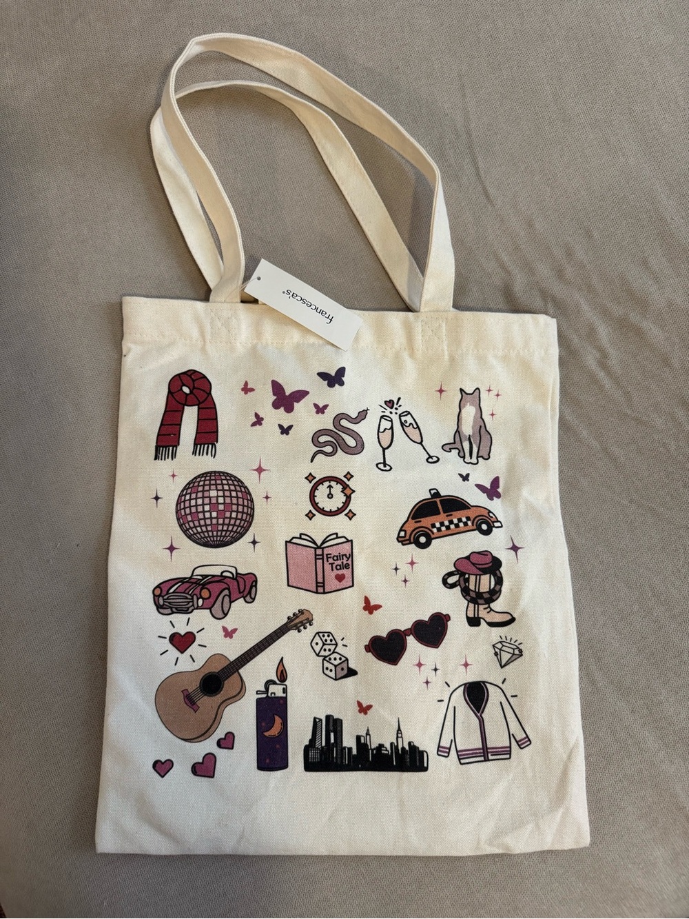 Unofficial Taylor swift inspired tote bag from Francesca’s NWT